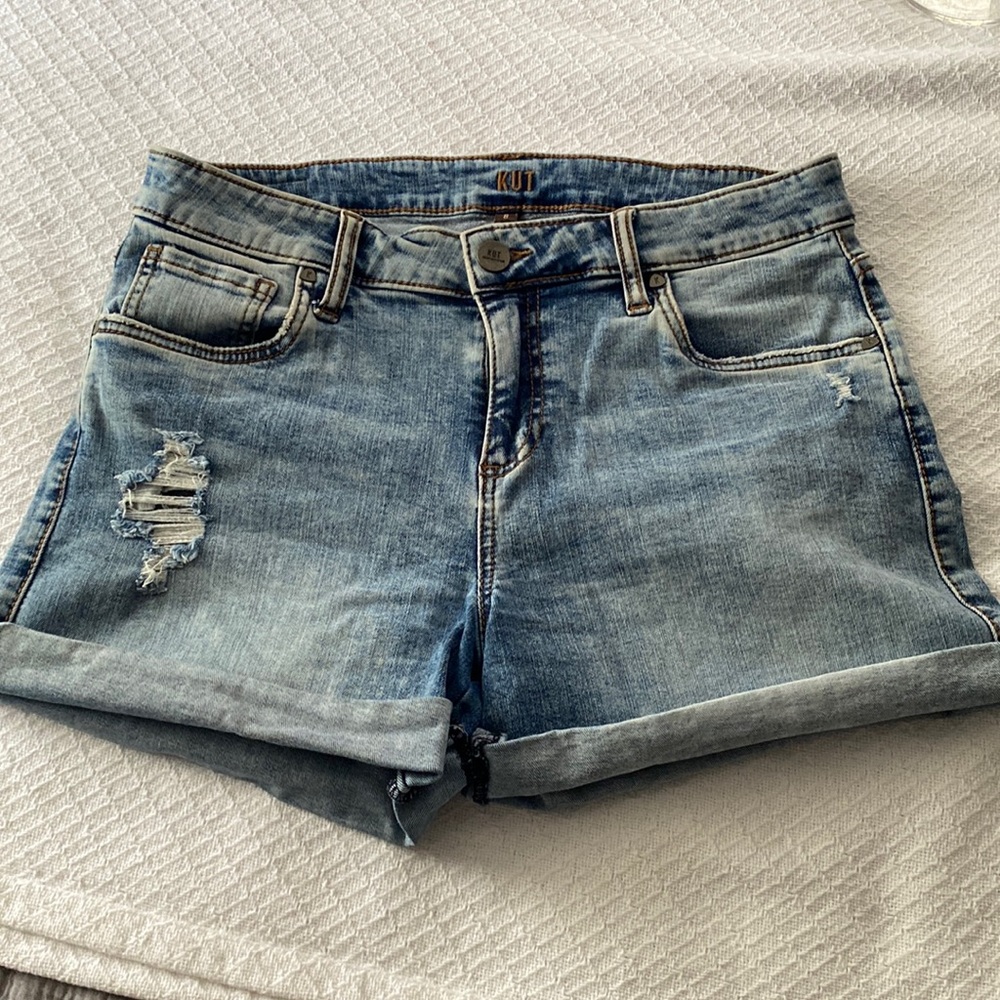 KUT Stretch Jean Shorts